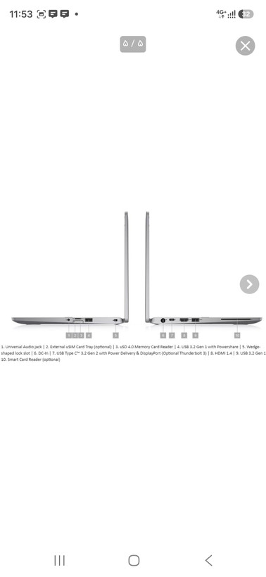 لپ تاپ استوک دل Dell Latitude 5310