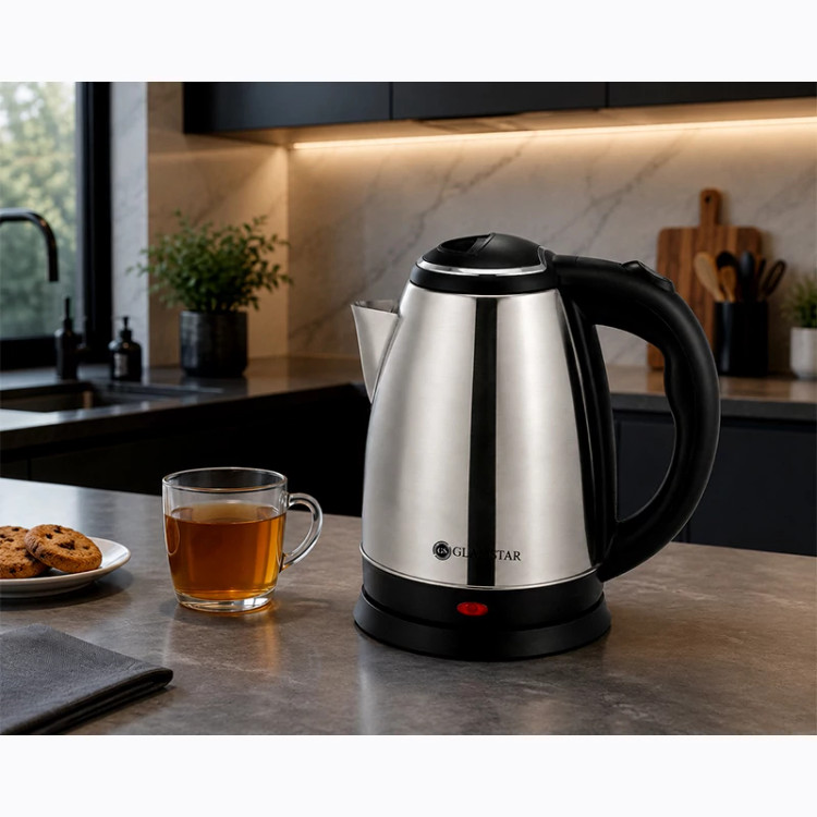کتری برقی برند گلام استار 2لیتر مدل GS1200 استیل